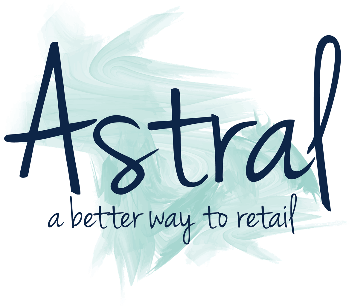 Astral text with swish